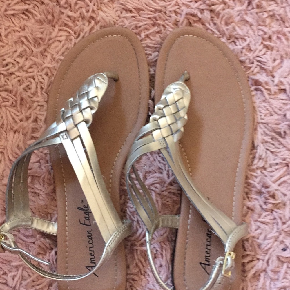 Gold sandals